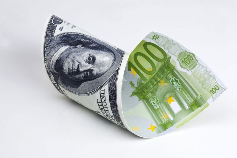 تبدیل یورو و دلار پی پال